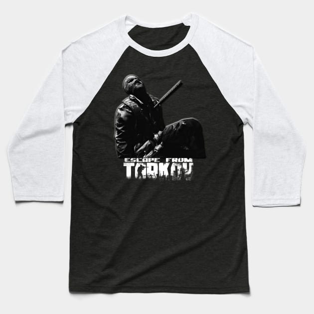 Escape from Tarkov Dead Dark Baseball T-Shirt by tortoiseman